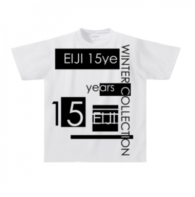 15wc Tシャツ モノクロロゴ Eiji Net Shop