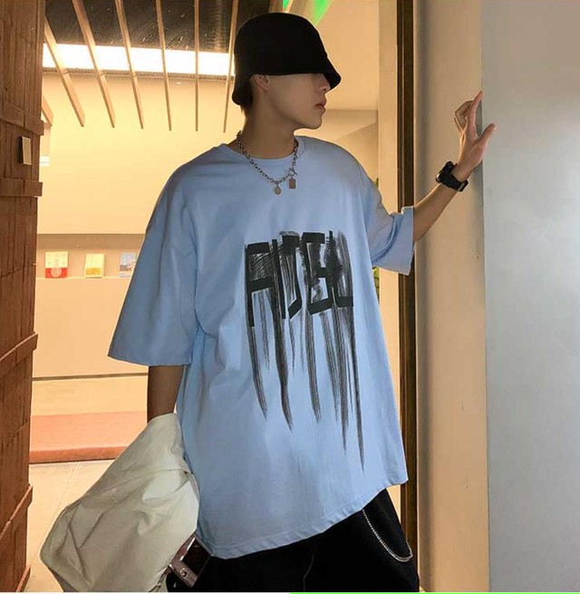 半袖tシャツ メンズ 21年 春夏新作 イン ファッション ブランド ヒップホップ 全国 トレンド デザイン センス ストリート プリント半袖 Finally One