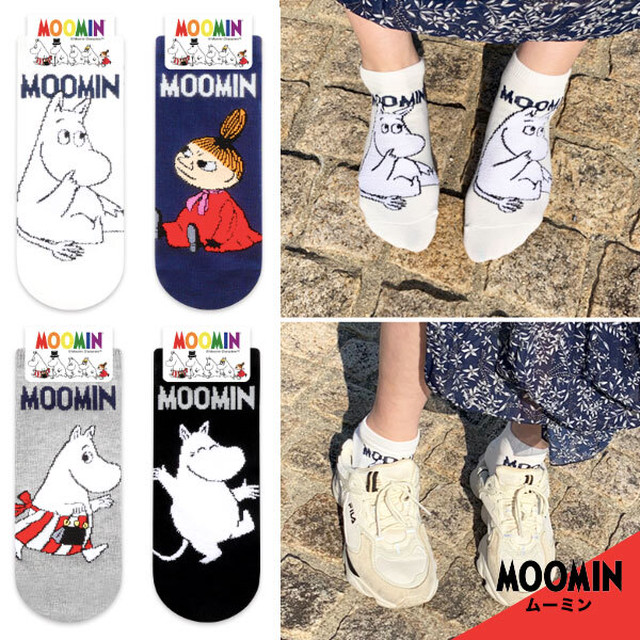 ムーミン Moomin キャラクター アンクル くるぶし ソックス 靴下 Td Luxzunderwear