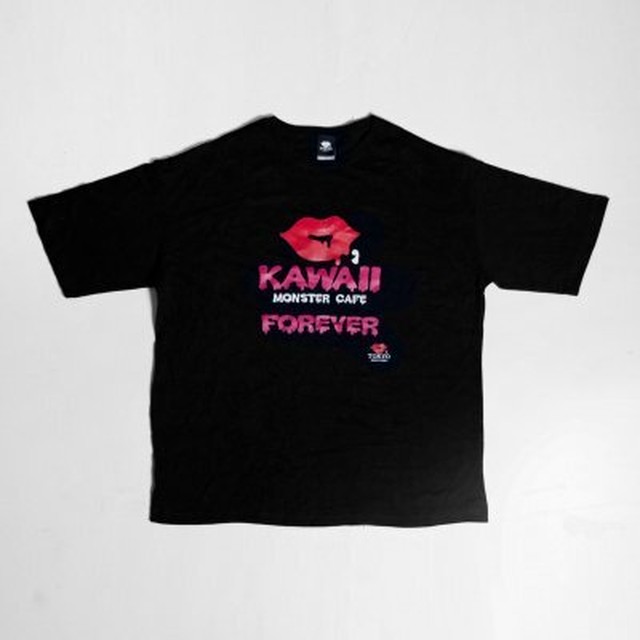 Kiss Kawaii Monster Cafe Forever Tシャツ 5000円 税込 ワンサイズ L 色ブラック ホワイト Kawaii Monster Cafe Harajuku 公式オンラインショップ
