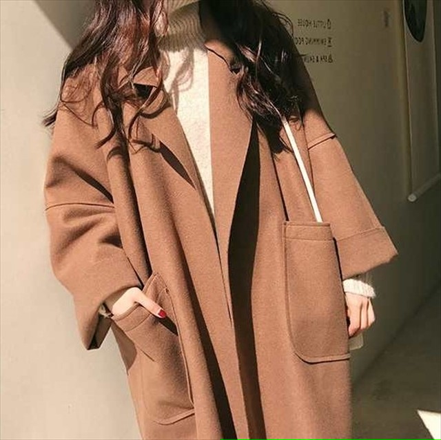 ゆったりシルエット ウール チェスターコート オーバーサイズ ドロップショルダー 大きいサイズ 華奢見え レディース かわいい おしゃれ アウター 上着 羽織り 10代 代 30代 40代 S M L Xl 2xl 3xl 4xl フェミニン Laff Store 会社情報 納期の確認をお願いします