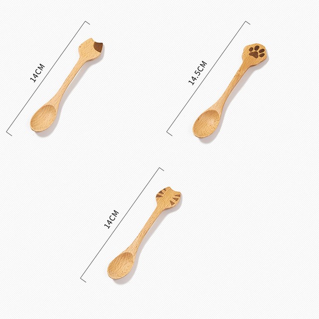 お取り寄せ商品 ３種セット スプーン 木製 インスタ映え お洒落 肉球 ねこ ネコ 猫 原宿 ゆめかわいい Candy Melts
