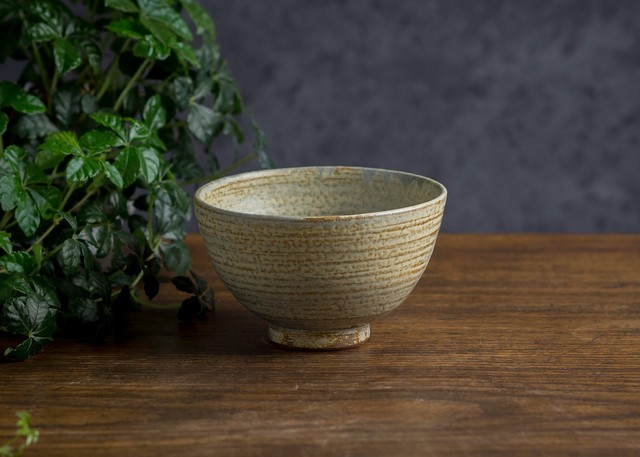 錆浅葱 ご飯茶碗(飯碗・茶碗)/吉永哲子