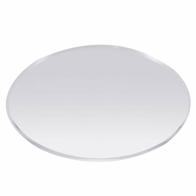 透明円形アクリル板 直径300mm板厚5mm 国産 丸板 アクリル加工ok クリア カット面磨き仕上げ みそらと工房