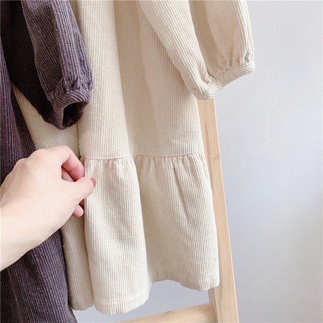 送料無料 予約商品 ふんわりコーデュロイワンピース 春夏 ベビー ドレス 結婚式 バースデー セレモニー お宮参り お呼ばれ 赤ちゃん 子供 キッズ Sarah S Closet