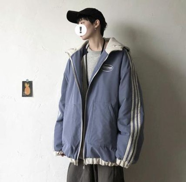 メンズ ジャケット サイドライン アウター 韓国 ブルゾン 人気 送料