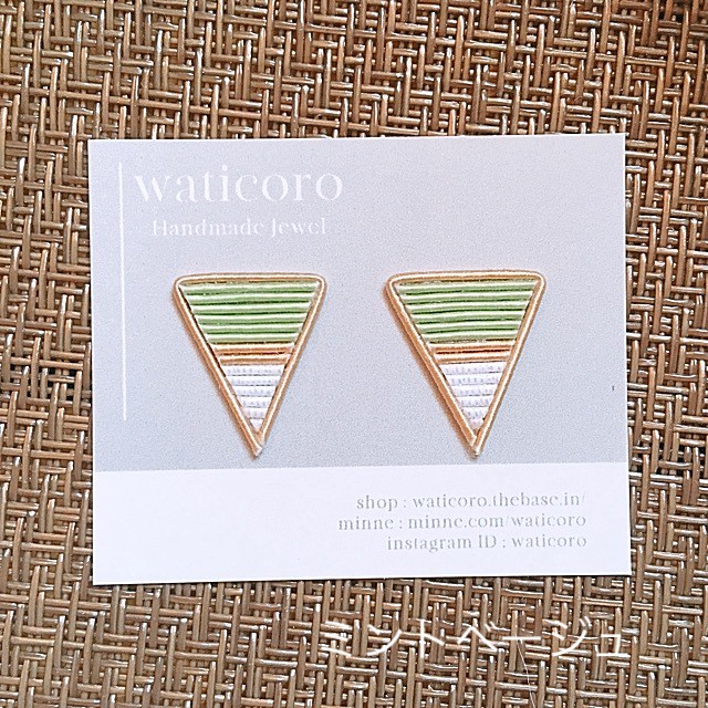 三角カラフル水引アクセサリー あなただけのオシャレな水引アクセサリーを ワチコロショップ