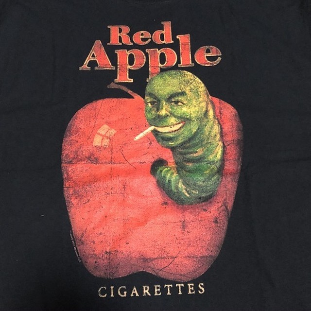 Movie Tee Pulp Fiction Red Apple パルプフィクション レッドアップル 新品オフィシャルtシャツ クエンティン タランティーノ Black Meguru