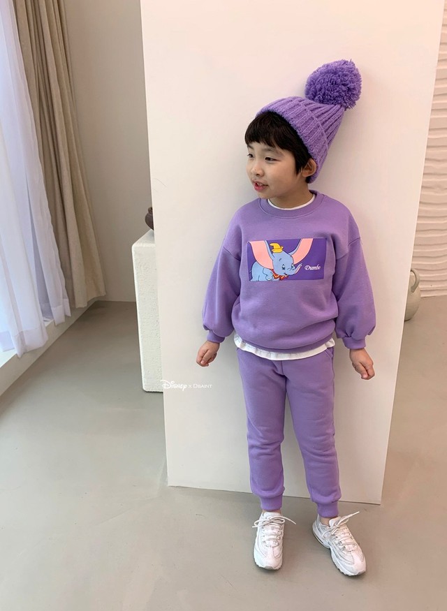 予約商品 韓国子供服 ディズニー起毛セットアップ 韓国子供服 Picnicbaby