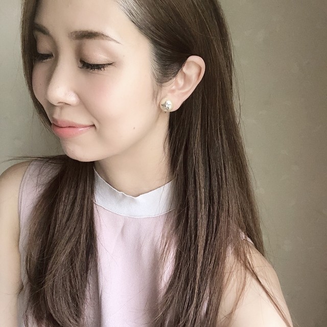 【イヤリング】人気 コットンパールと星スタッズイヤリング アクセサリー