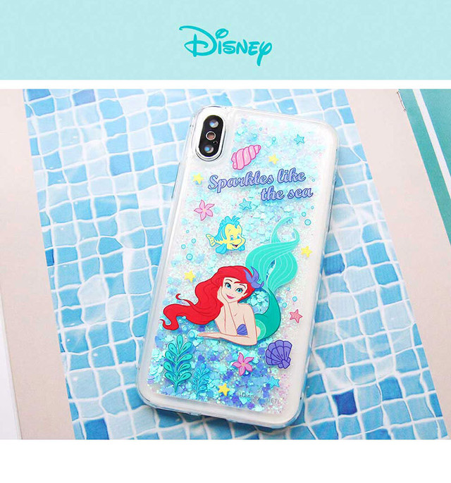 Iphone用ケース ディズニー プリンセス アリエル Disney キラキラ グリッター ラメ ホログラム おしゃれ Pop かわいい Sti 75 Hanholic Jp Iphoneケース スマホアクセサリー 輸入雑貨