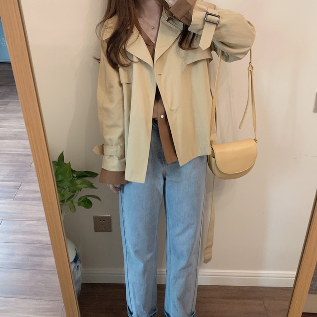〈カフェシリーズ〉ミルクラテウインドブレイカー【milk latte windbreaker】