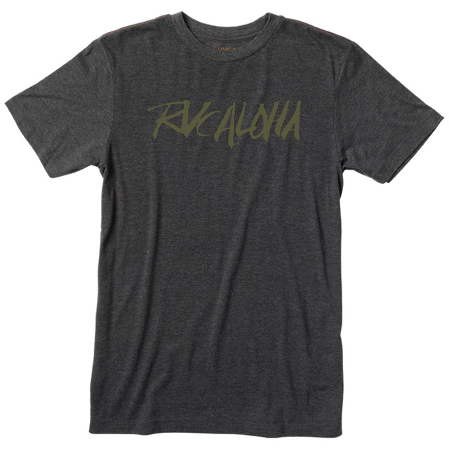 Rvca メンズ Tシャツ シャツ 半袖 ハワイ コレクション アメリカ 限定商品 サーフィン ファション 18 新作 人気 残りわずか Rvca Rvcaloha Brush T Shirt Hi808shop