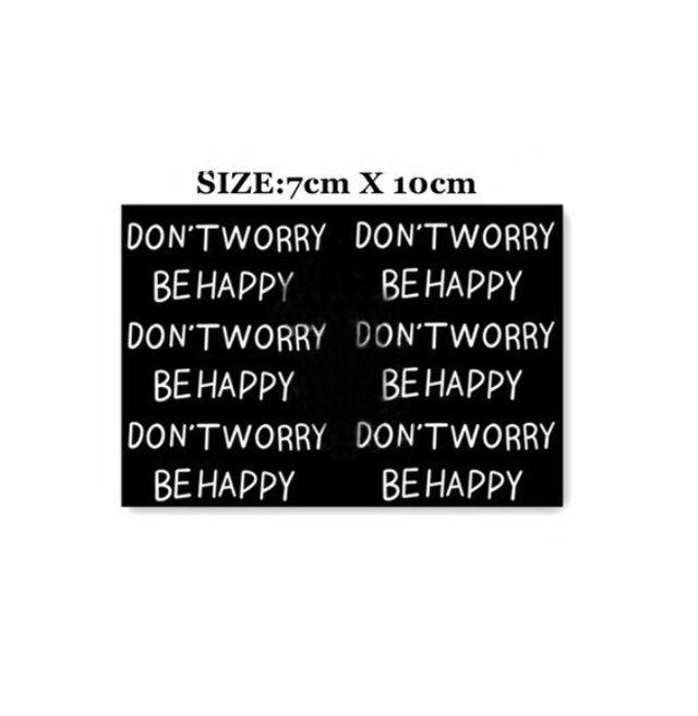 ホワイトタトゥーシール Wanderlust Club 海外 雑貨 文具 クリエーターグッズセレクトショップ