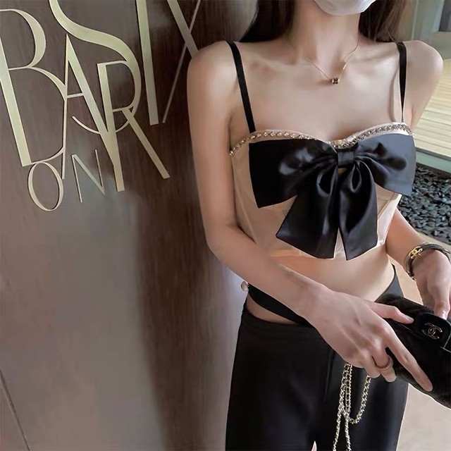 big ribbon short camisole
