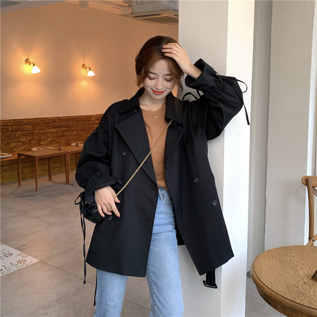 トレンチコート ジャケット 大人かわいい 人気 2色 春秋 Gazellu
