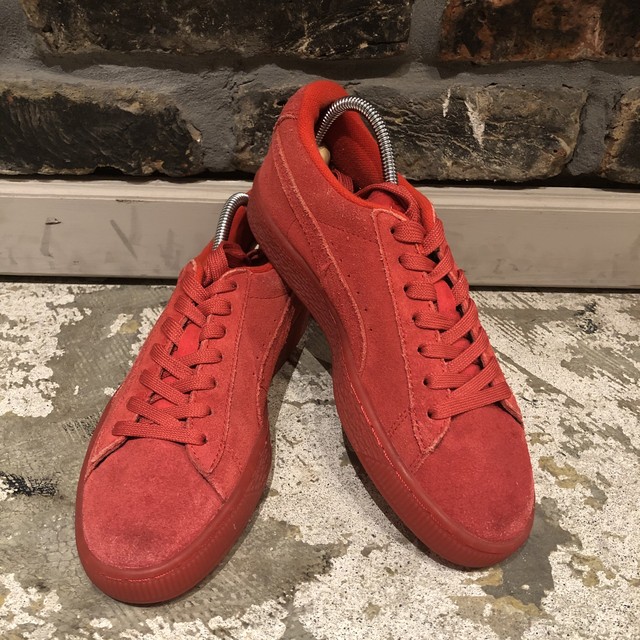 スエード Puma プーマ スエード クラシックスニーカー 赤 高円寺古着 Slut Albatross Vintage