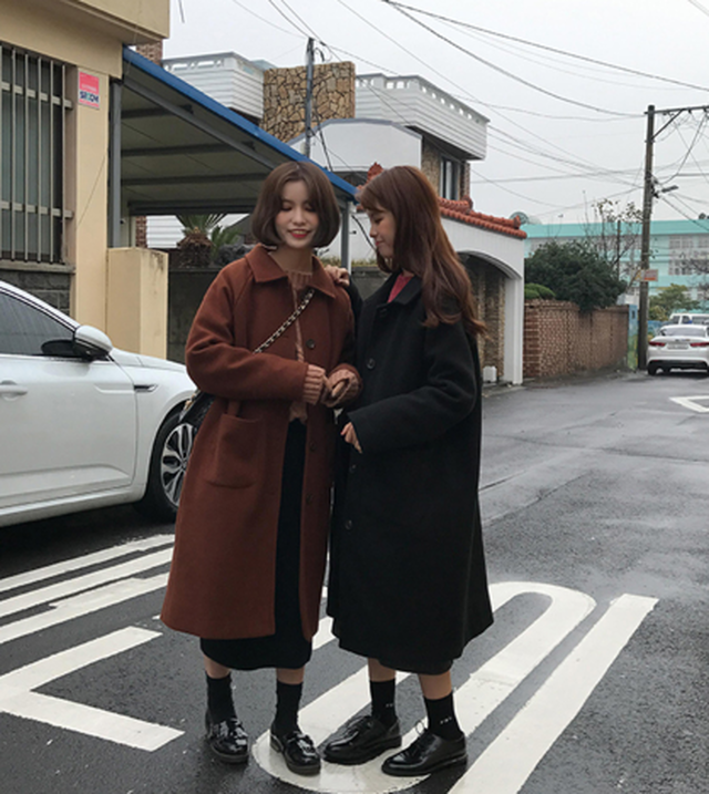 ウールコート エレガント きちんと感 シンプル ミドル丈 きれいめ 冬コーデ お呼ばれ 冬もの モノトーン Toptop