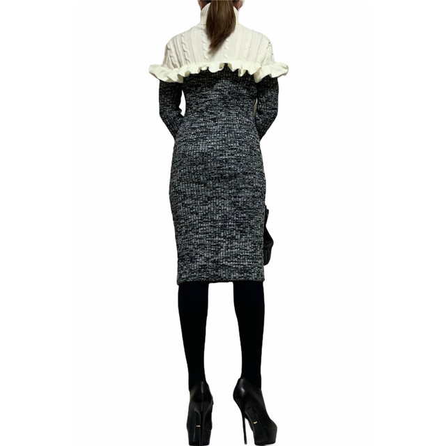 9800 フリルニットワンピース Mistyselect