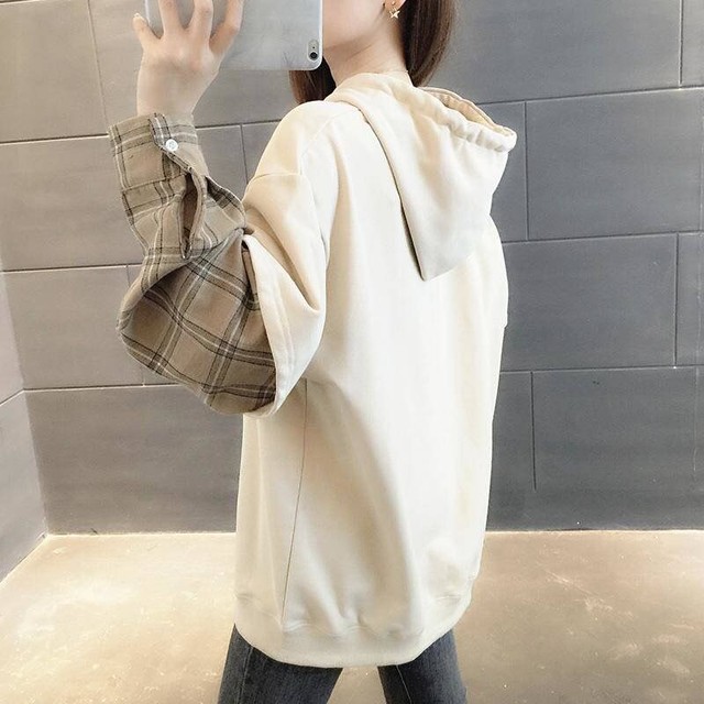 フェアリー 韓国ファッション 着回し力抜群 綺麗系服 フェミニン アバンギャルド 人気 大注目 パーカー トップス 75shops