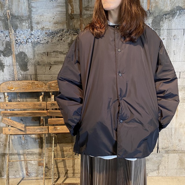 別倉庫からの配送】 HYKE OXFORD COLLARLESS BIG JACKET - ジャケット ...