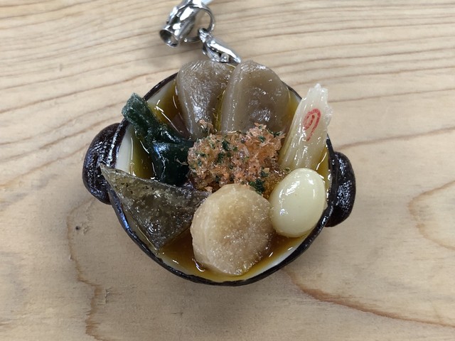 食品サンプルストラップ 静岡おでん 葵サンプル