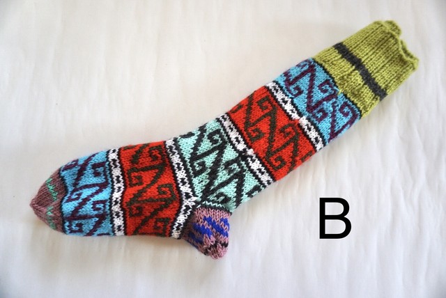 トルコおばあちゃんの手編み靴下 Ramru