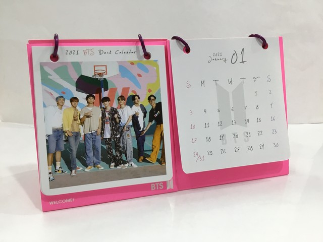 Super Junior 21年 ミニ卓上カレンダー キラキラ韓流商店