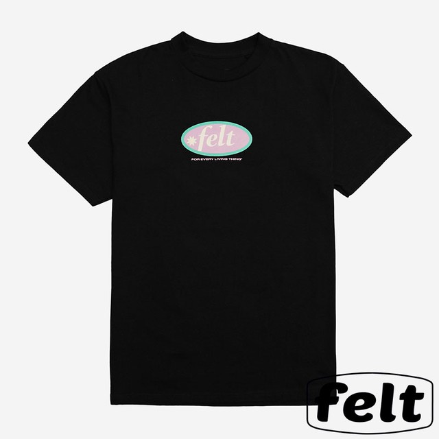 Felt フェルト Tシャツ Black Anknown Lab