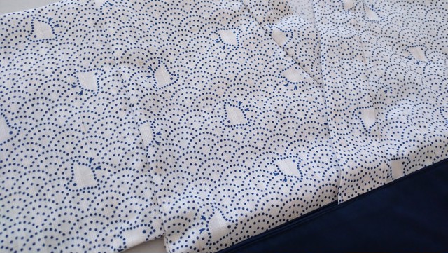 ファースト着物 単品 千鳥青海波 きものであそぼ By 富士山着物工房