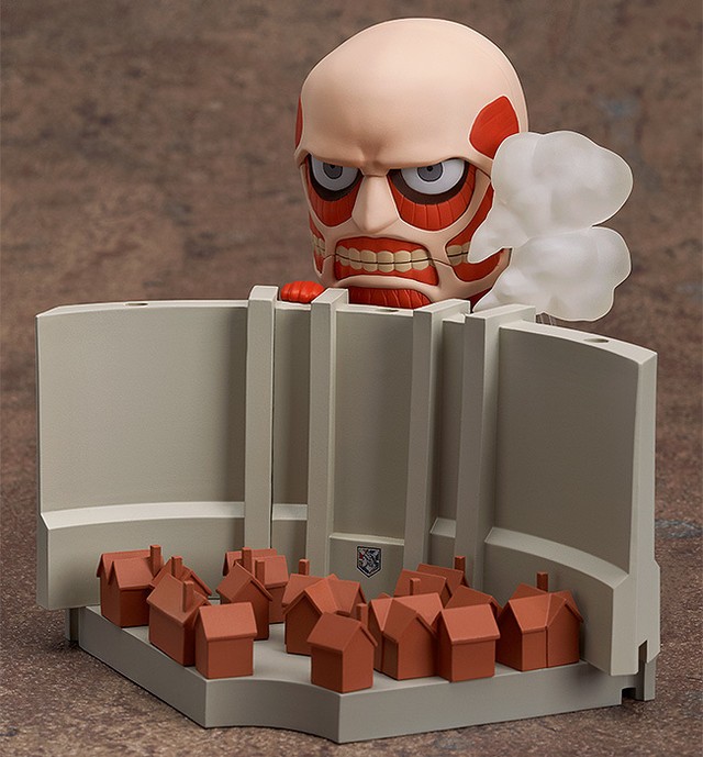 Nendoroid Attack On Titan Super Large Giant Attack On Titan Shingeki Playset ねんどろいど 進撃の巨人 超大型巨人 進撃のプレイセット Animenja