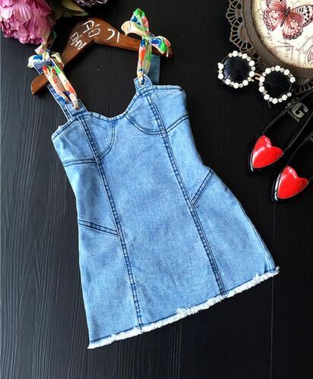 子供服 デニムワンピース Holomua