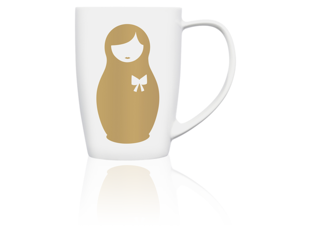 KUSMI TEA アナスタシア・マグ・ホワイト