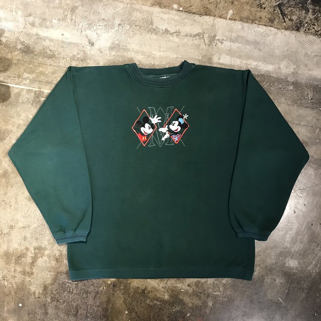 Disney Mickey Minnie Sweat Xl ディズニー ミッキーマウス スウェット Desertsnow