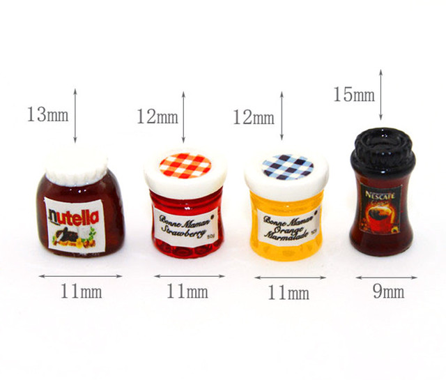 ミニチュア 雑貨 瓶セット びんセット 材料 キッチン キット アメリカン ドールハウス インテリア Hummingf