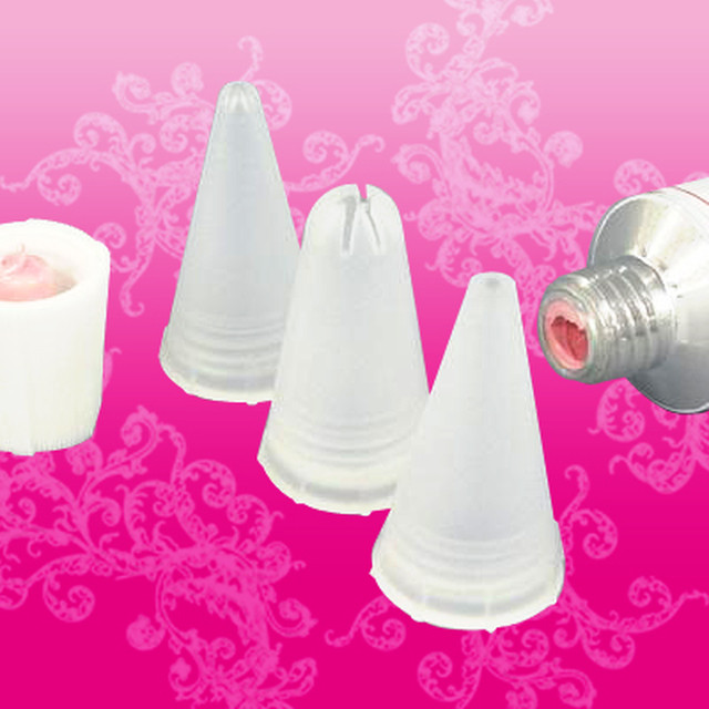 スイーツデコ用 デコイップ 4色セット ノズル付 シリコンホイップクリーム Sa C365 Jumble Style