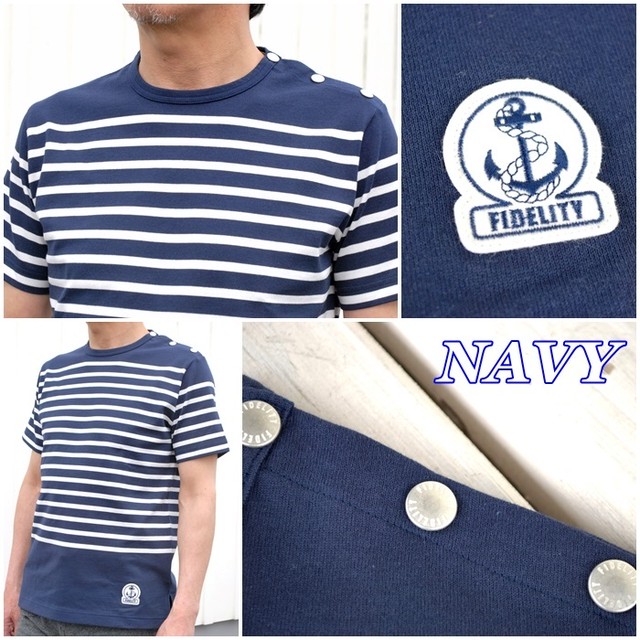 ｆｉｄｅｌｉｔｙ フィデリティ メンズ 半袖tシャツ ｔシャツ ボーダー