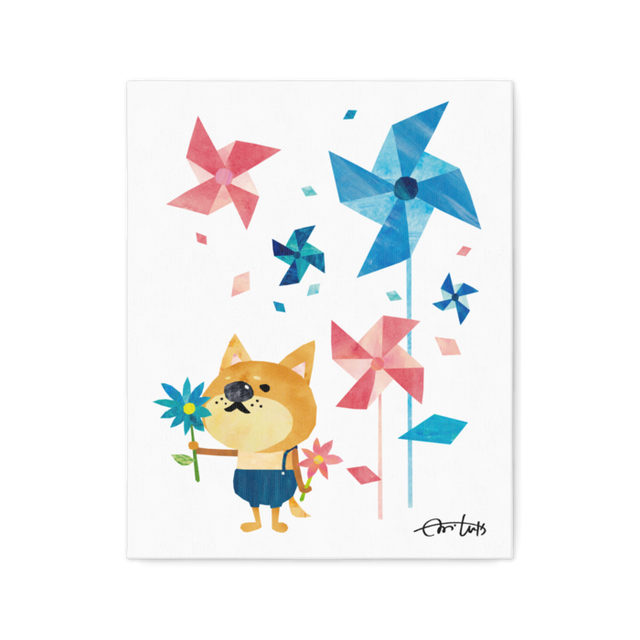 キャンバスイラスト 複製画 F3 送料無料 商品no 0109 Orange Garden