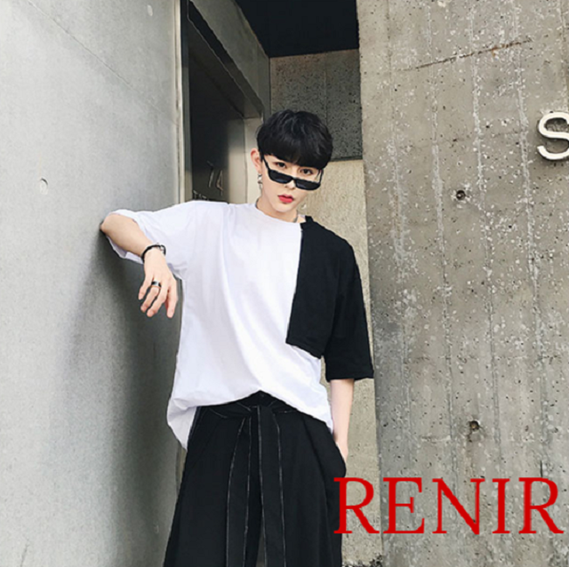 Renir レニール メンズ トップス カットソー モード系 モノトーン 服 新品 Renir レニール メンズファッション レディース ファッション