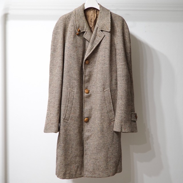 40s 50s Harris Tweed Coat ハリスツイード ネップコート メンズ And1931