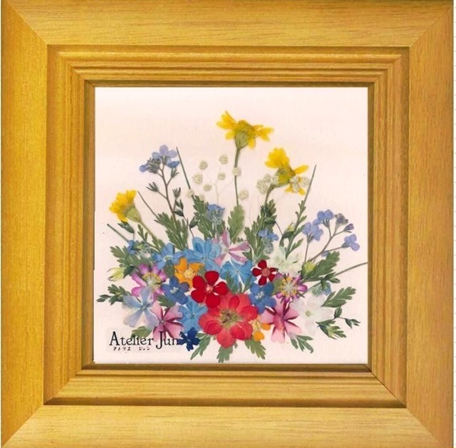 現品特別価格 花あそび 10 10 木製額付き Atelierjun