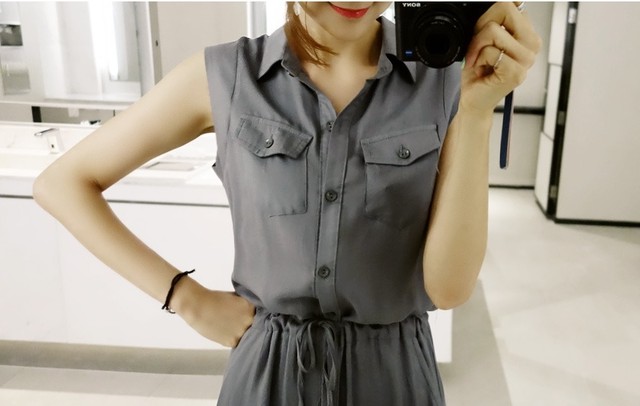 代 30代 40代 ワンピース レディース 夏 春 ロングワンピース シャツワンピース ノースリーブ Rb R3 14 Is05 0101 Redbell