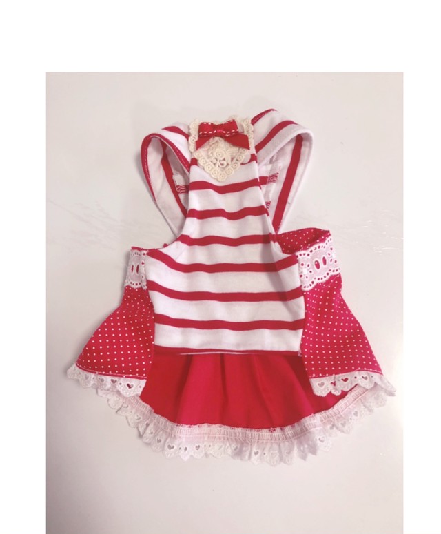 犬服オーダー 新マリンワンピース Dogdress Ari Ra