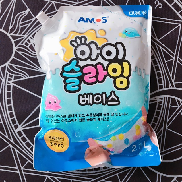 Amos アイスライム 2 1ℓ 韓国グルー クリアグルー 韓国スライム スライム材料専門店 Mon Slimey