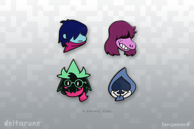 キャラクターのピンバッジ(CHAPTER 1) / DELTARUNE