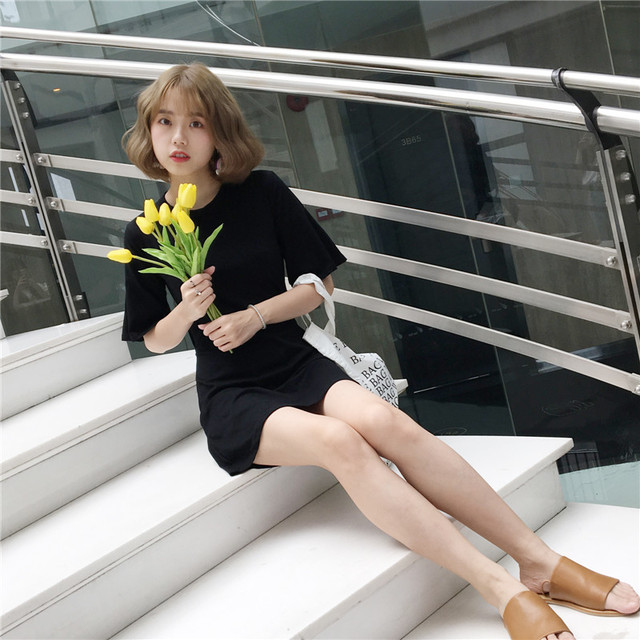 半袖 ワンピース ミニ丈 ウエストオープン レディース ファッション ガーリー カジュアル ナチュラル シンプル 43 La Vie En Rose