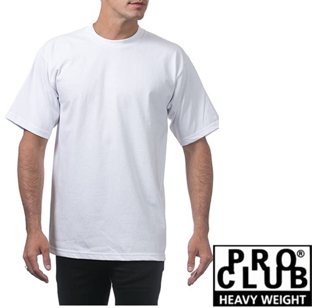 2xlサイズ Pro Club 101 Tee Shirts ホワイト 無地ｔシャツ 半袖 プロ クラブ ヘビーウェイト クルーネック 半袖ｔシャツ タルサタイム Tulsa Time オーバーオール ペインターの通販