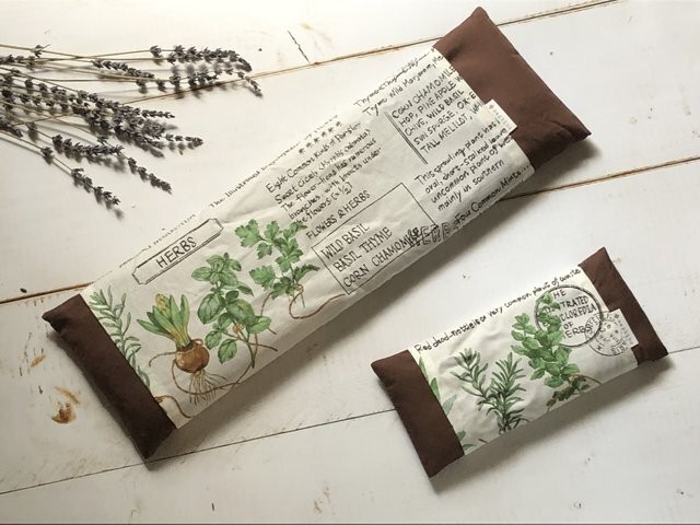 オーツ麦とドライハーブのピローセット ハーブ図鑑 アロマショップ マチホ