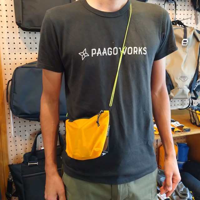 Paago Works W Face Stuff Bag 3 オレンジ Run Ride Point