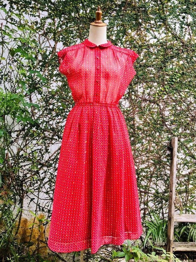 イギリス Used ヴィンテージ ワンピース ドレス Vintage Yard